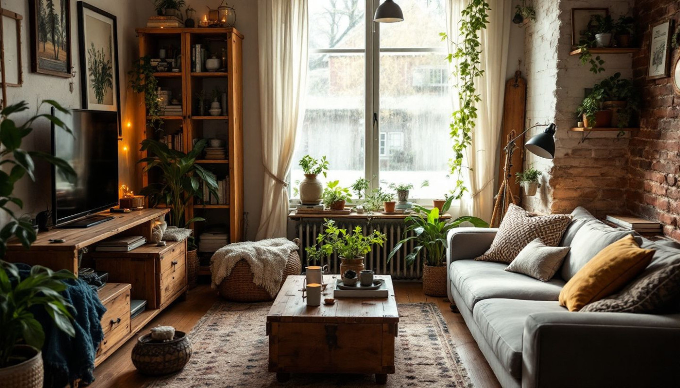 Décoration intérieure avec des matériaux recyclés DIY et éco-responsabilité